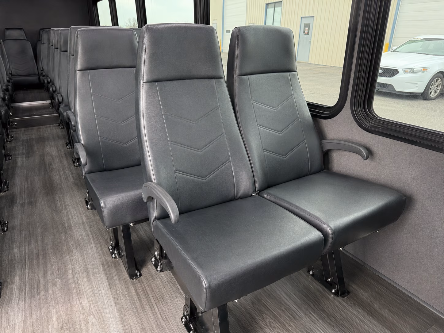 broomfield 20 passenger minibus inside