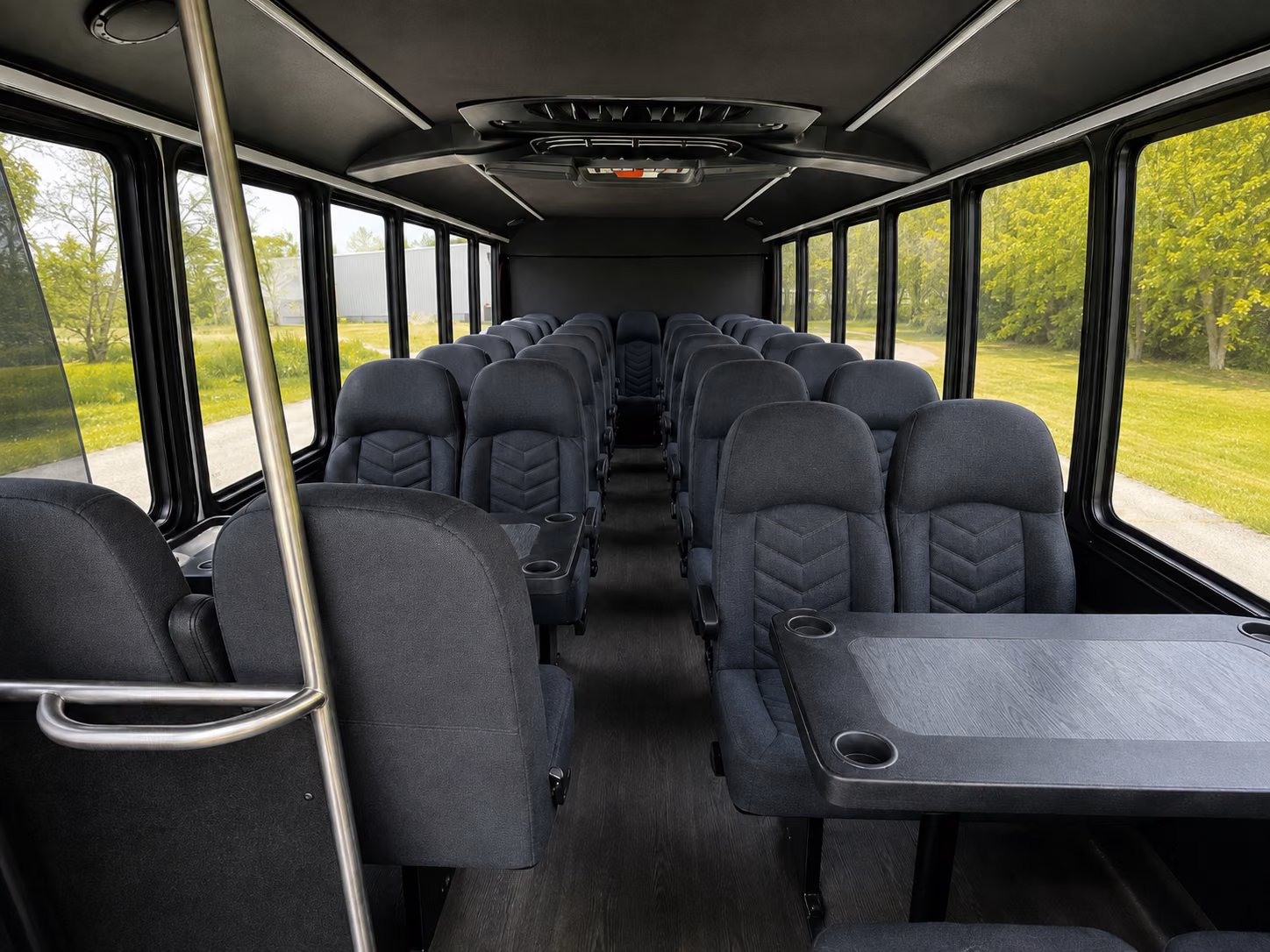 broomfield 20 passenger minibus interior