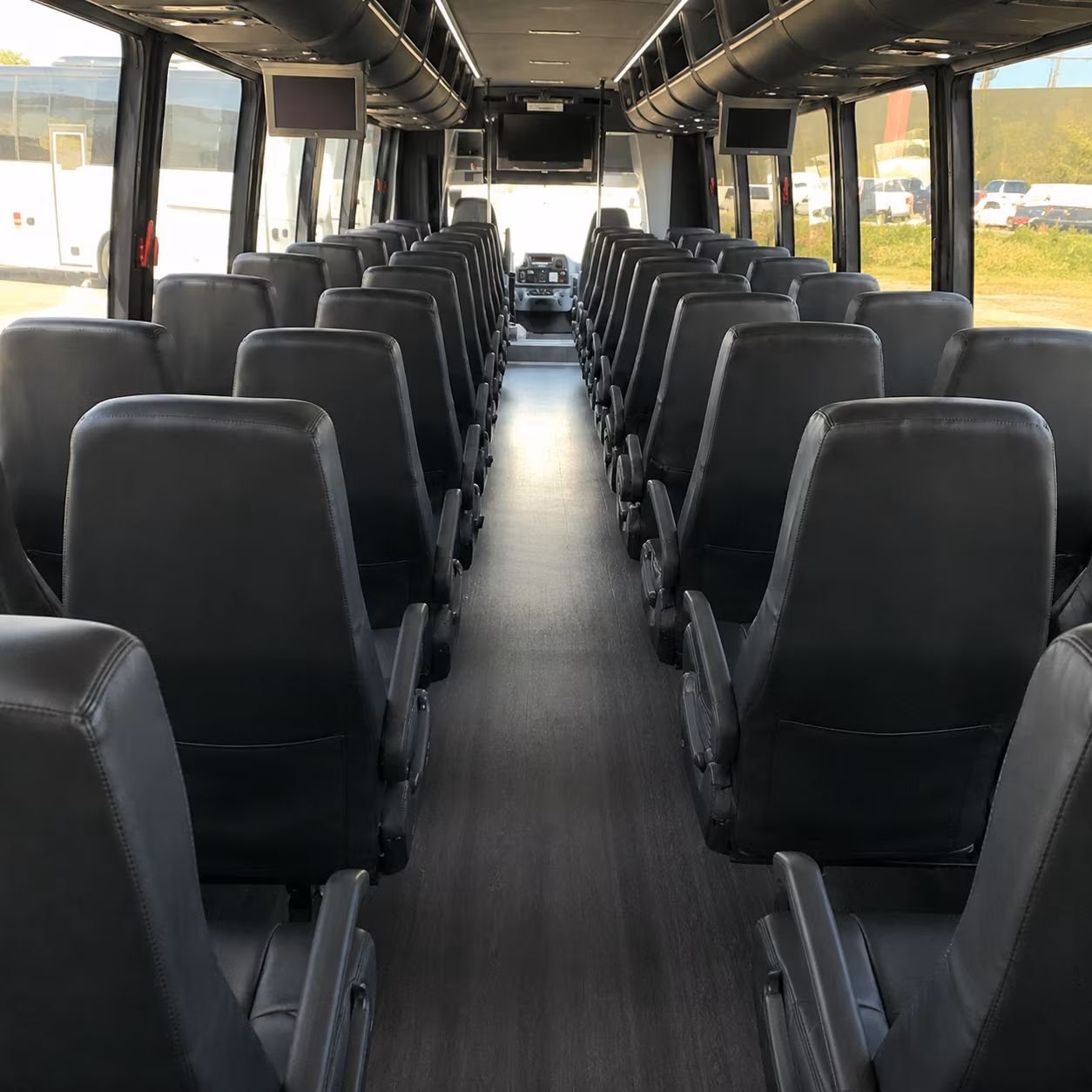 broomfield 25 passenger minibus interior