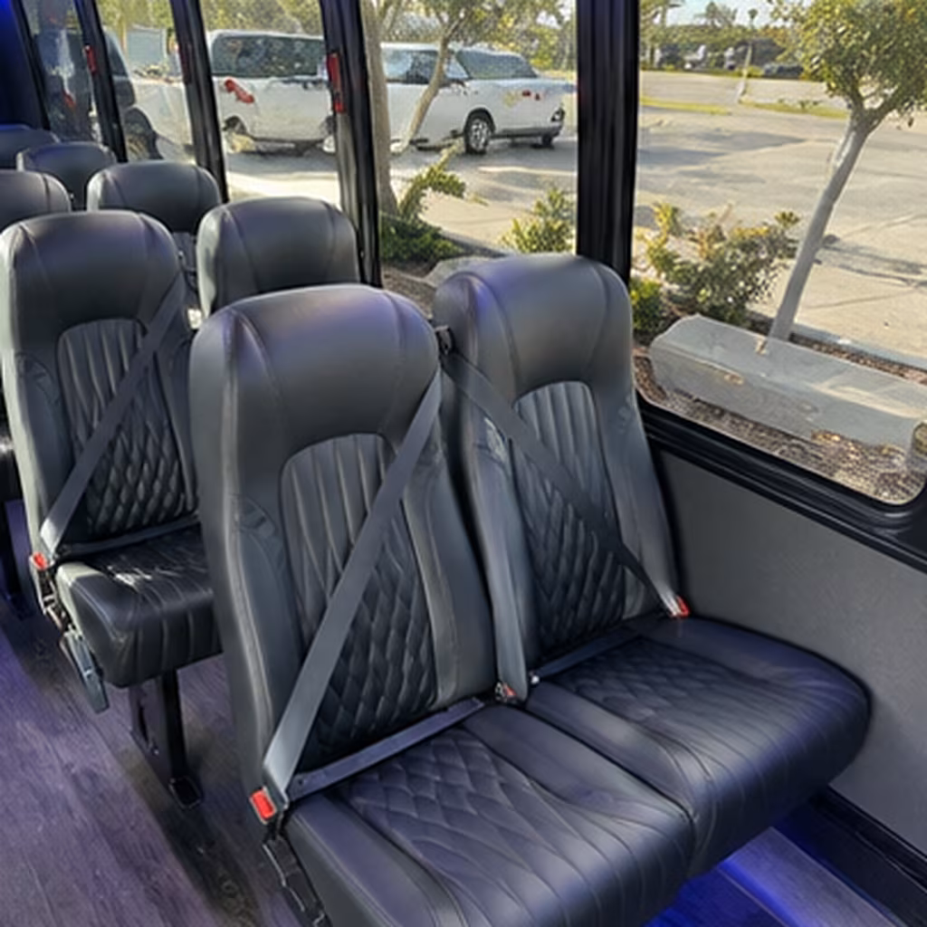 broomfield 35 passenger minibus inside