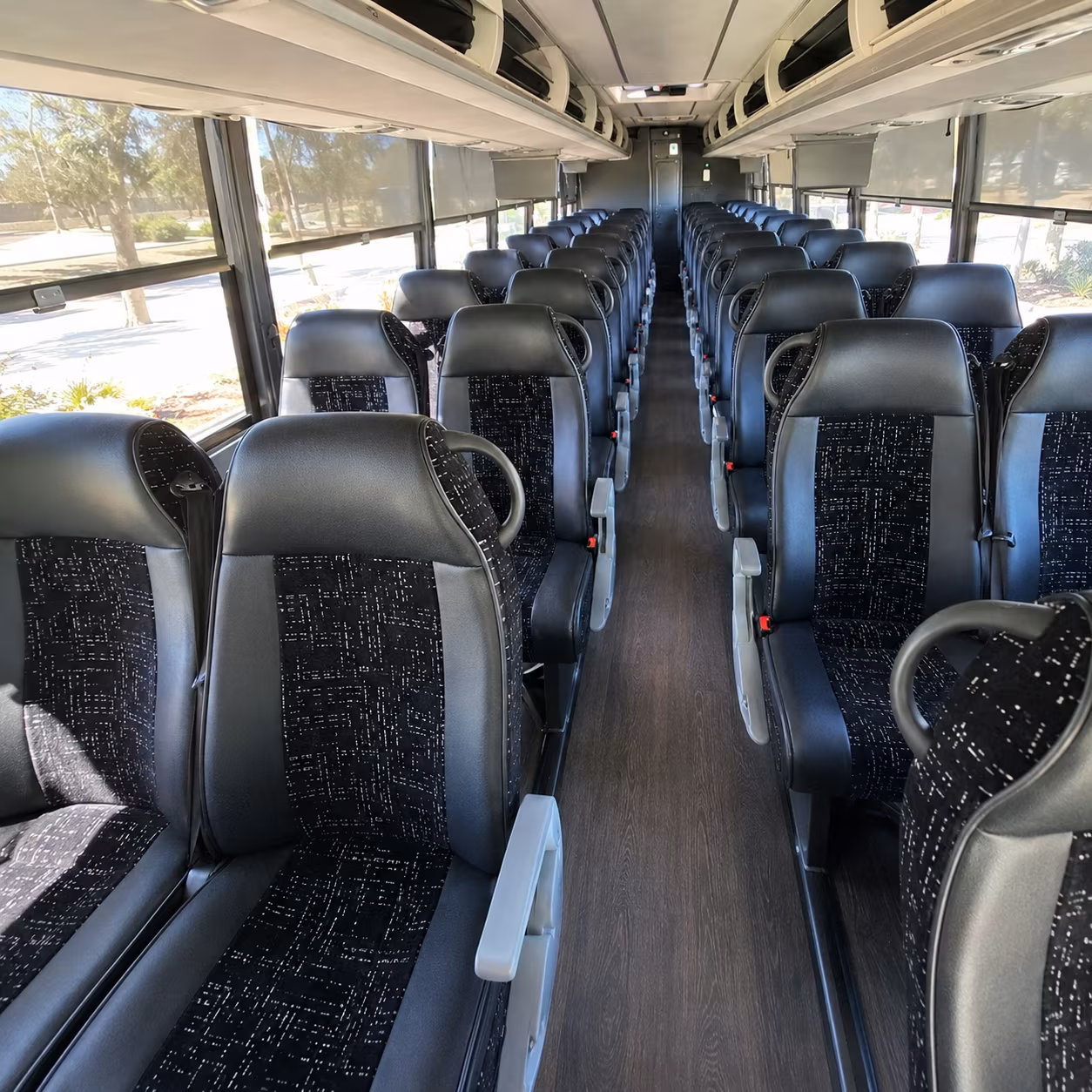 broomfield charter bus inside