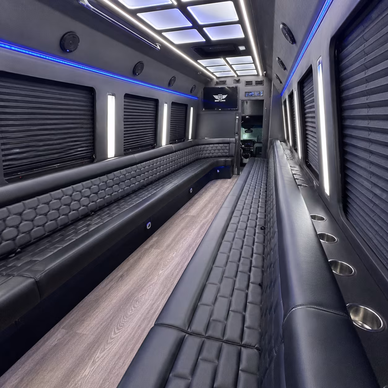 broomfield party bus inside
